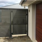 aluminum horizontal slat fence