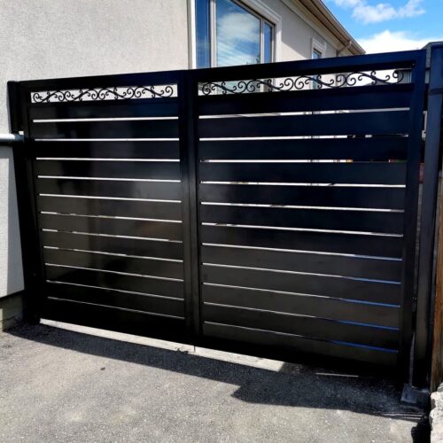 aluminum slat fence florida