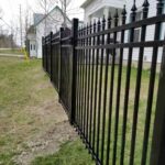 aluminum picket fence with spikes
