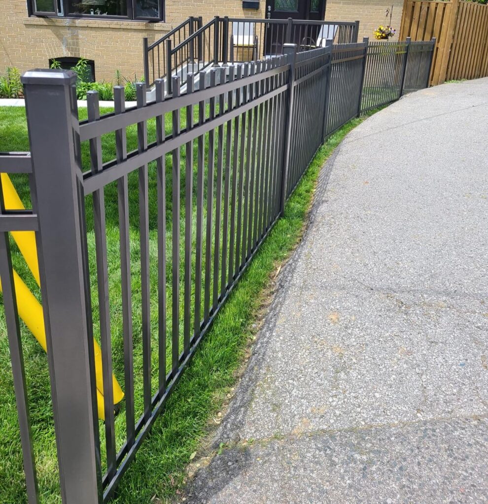 aluminum picket fence panels