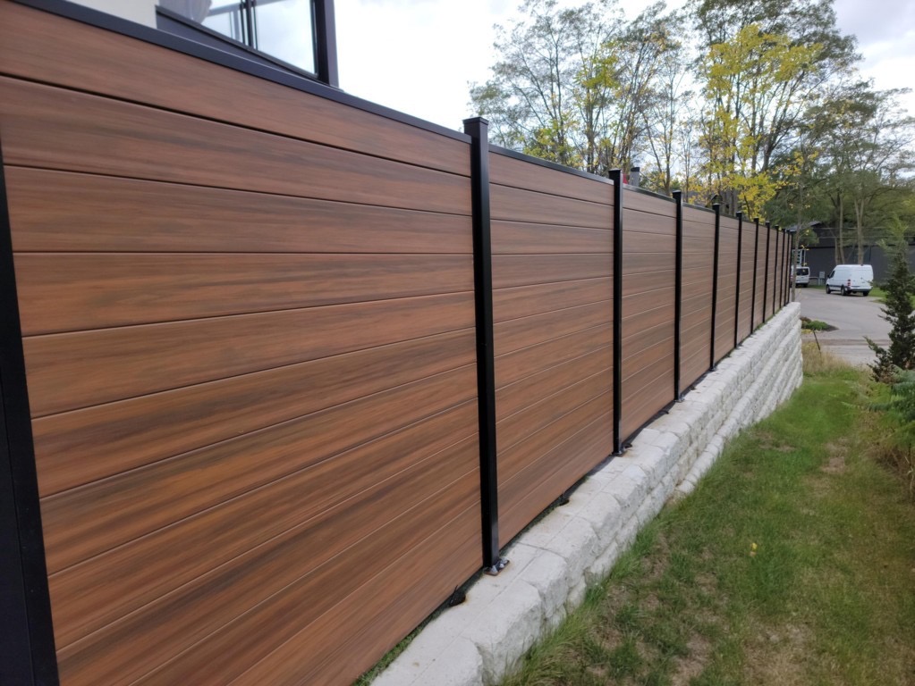 brown vinyl fence panels NJ