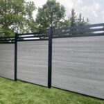 grey vinyl fence california