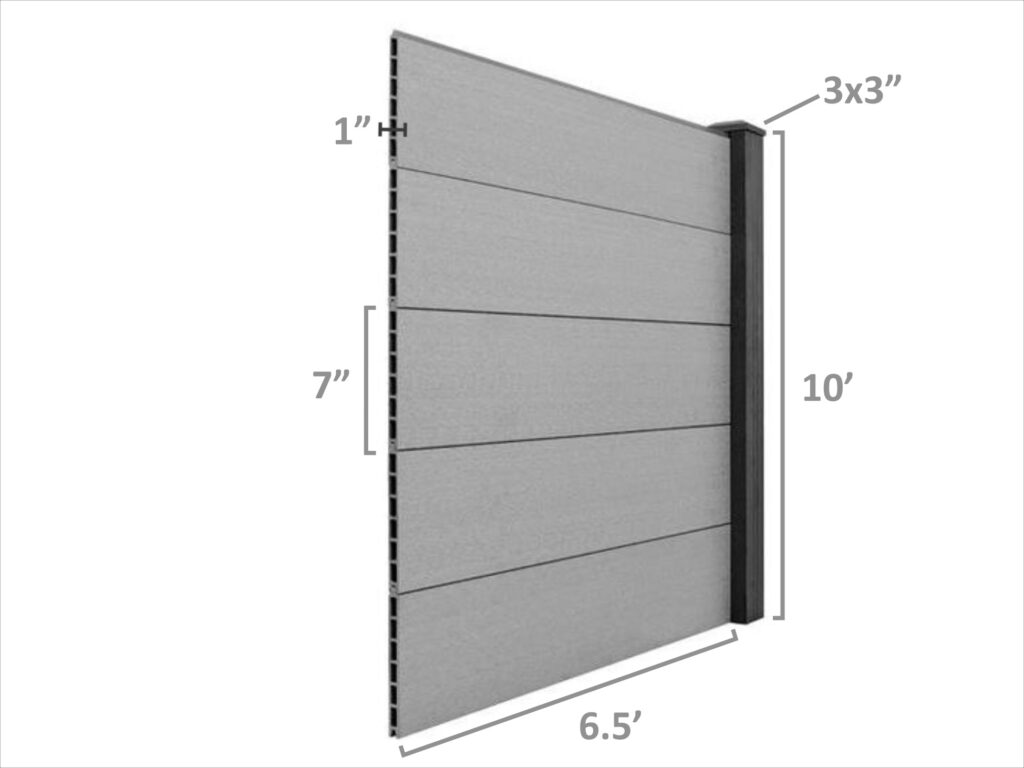 aluminum composite fencing