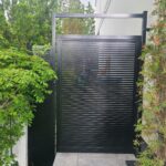 1x1 aluminum horizontal slat fence florida