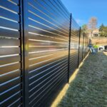 1x3 aluminum horizontal slat fence usa