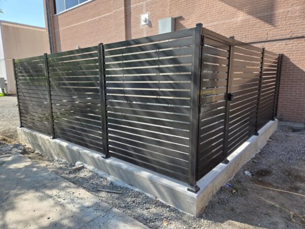 aluminum horizontal fence usa